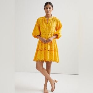 Anthropologie Tallulah Eyelet Dress
